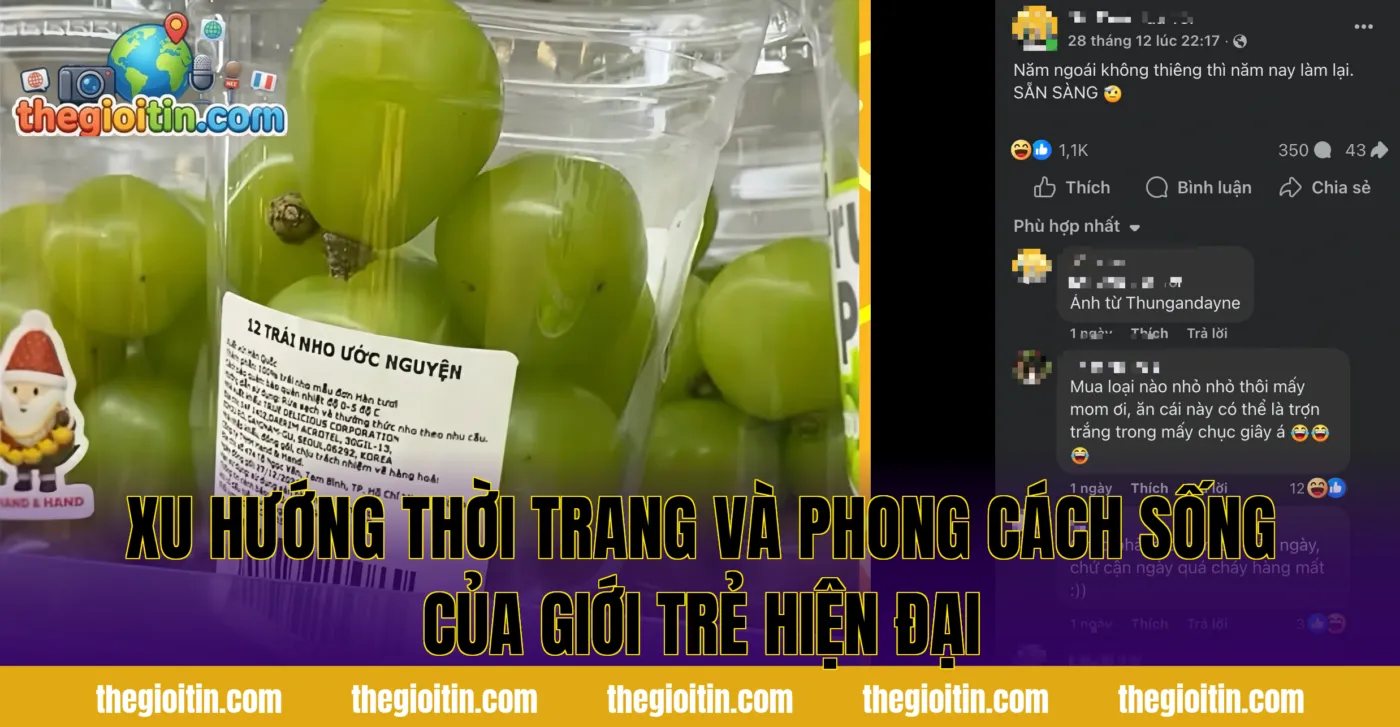 Xu hướng thời trang và lối sống của giới trẻ hiện đại