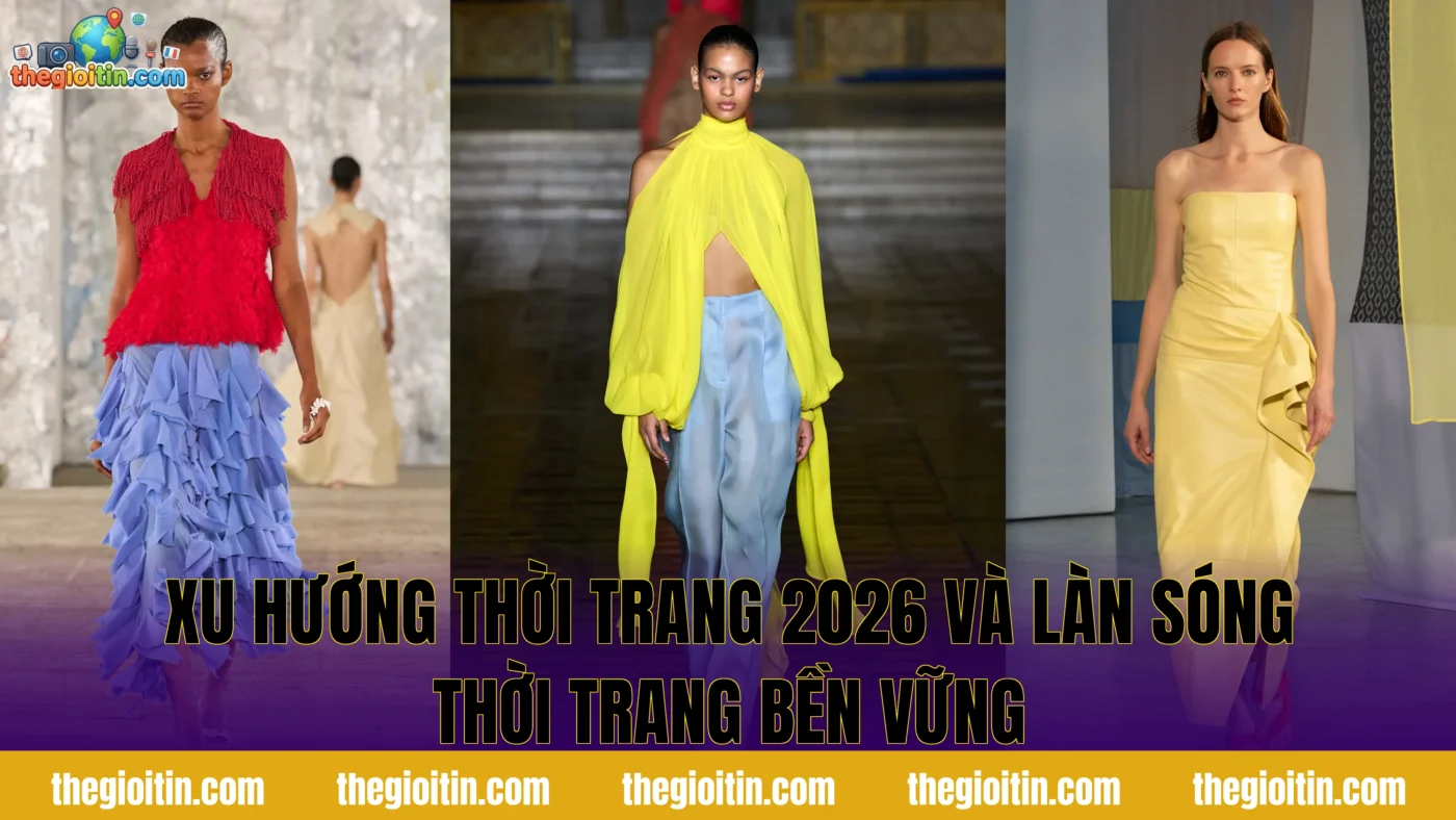 Xu hướng thời trang 2026 ưu tiên thời trang bền vững