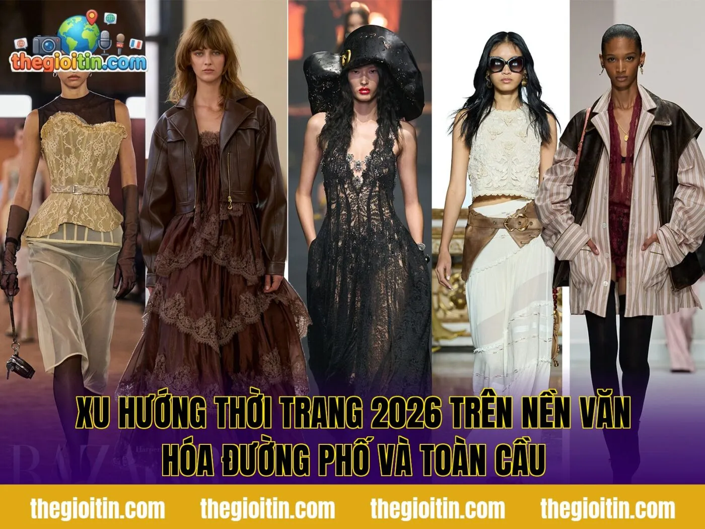 Thời trang đường phố trong xu hướng thời trang năm 2026